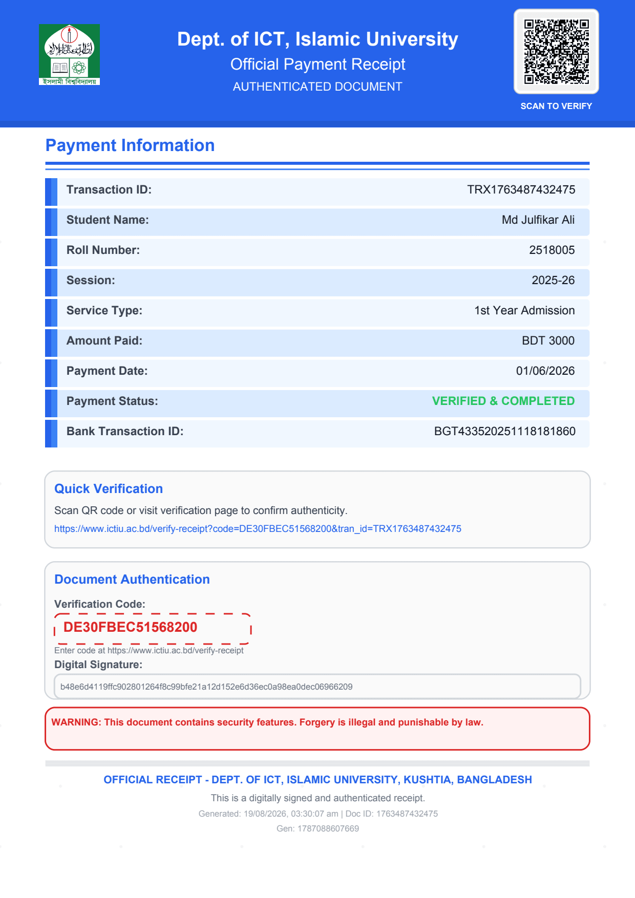 Test Notice - Page 1